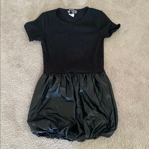 Girls Black Bubble Dress